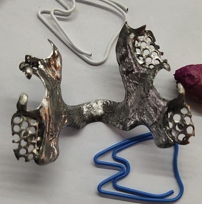 Marco parcial del metal de la dentadura del arco de la mandíbula de Casted