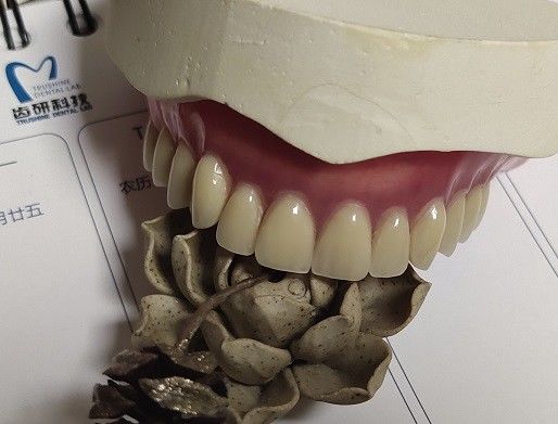 Dentadura parcial de acrílico de la estética permanente completa de la dentadura