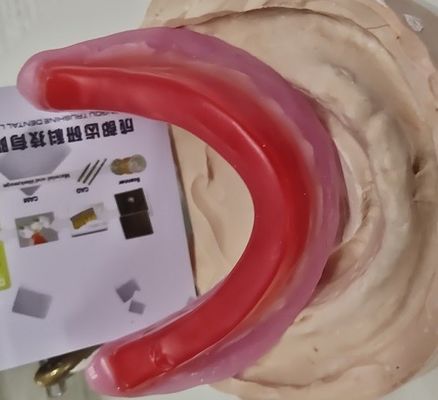 Borde dental de la cera del registro de la mordedura