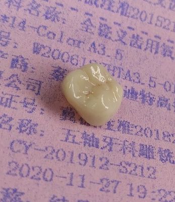 La circona bloquea la impresión dental 3D moliendo de la leva del cad