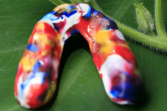 Los dientes de los deportes de la estética guardan